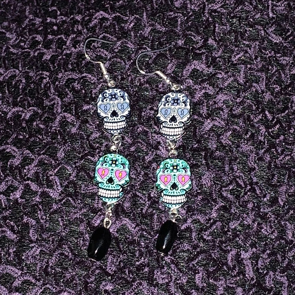 🎃🎃 Sugar Skull earrings Halloween